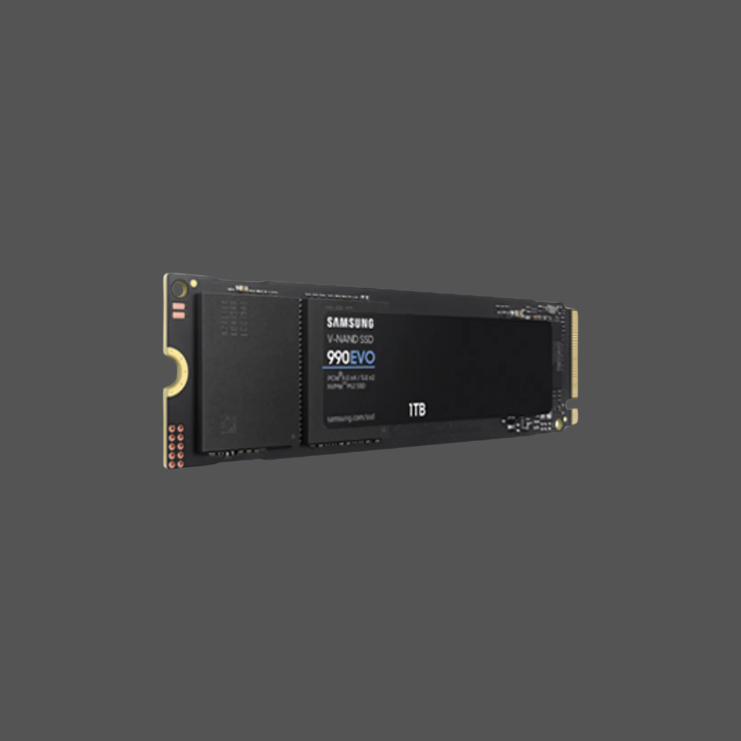 SAMSUNG MZ-V9E1T0BW 990 EVO 1TB NVMe SSD - Read Speed up to 5000 MB/s, Write Speed to up 4200 MB/s