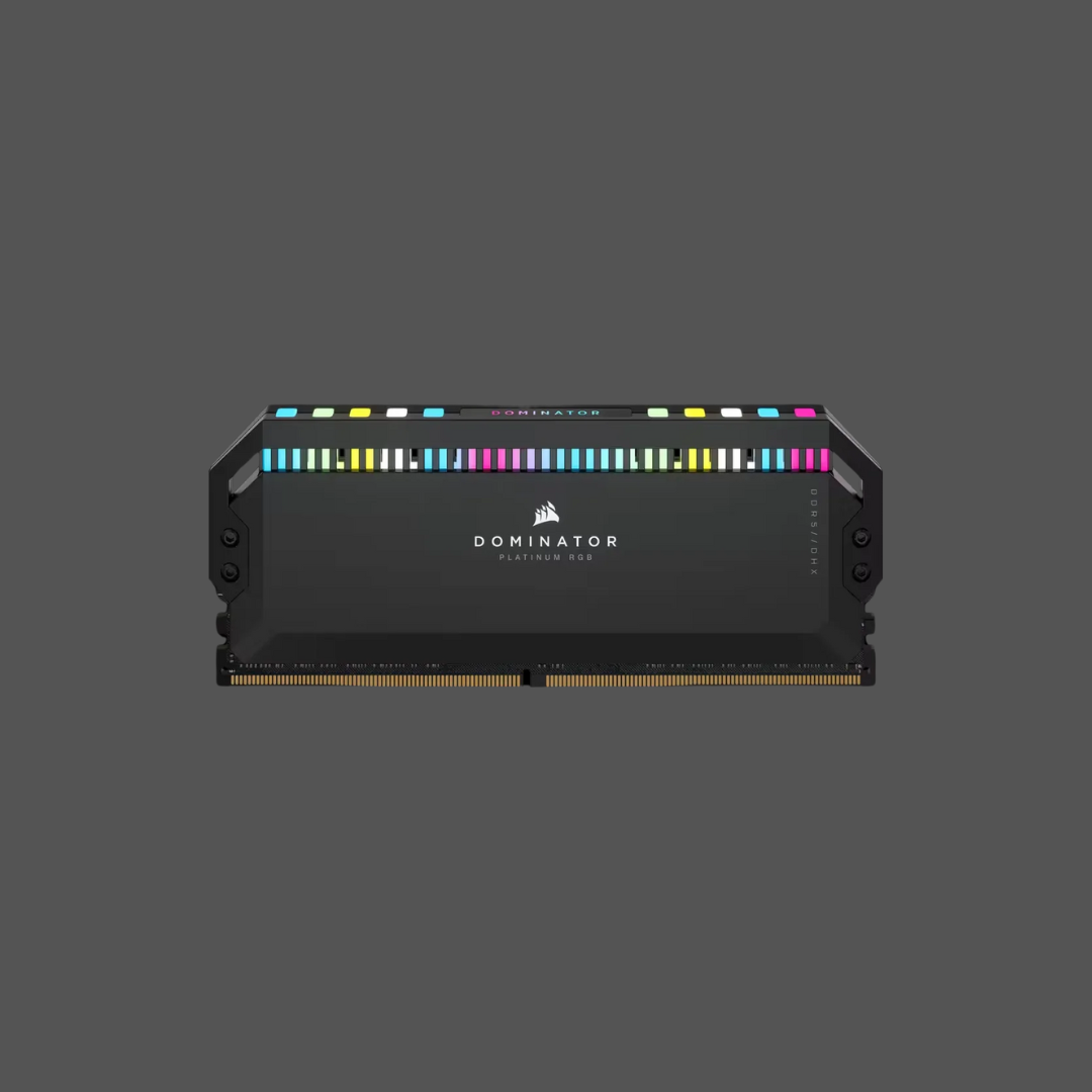 CORSAIR DOMINATOR RGB DDR5 32GB (2 x 16GB) DDR5 6400 CL32-40-40-84 1.40V Intel XMP - BLACK