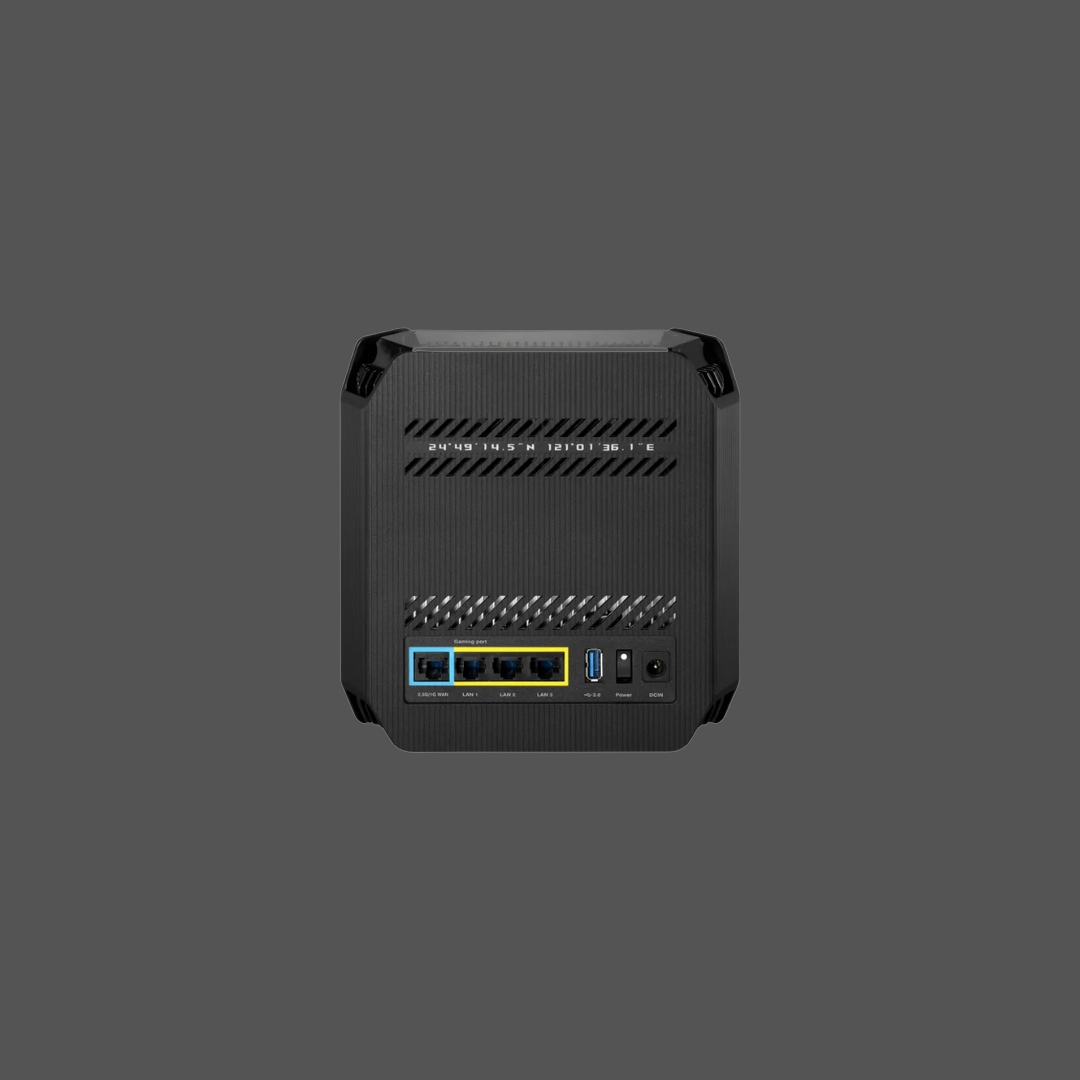 ASUS ROG RAPTURE GT6 (B-1-PK) AX10000 Tri-band AiMesh Wi-Fi Router