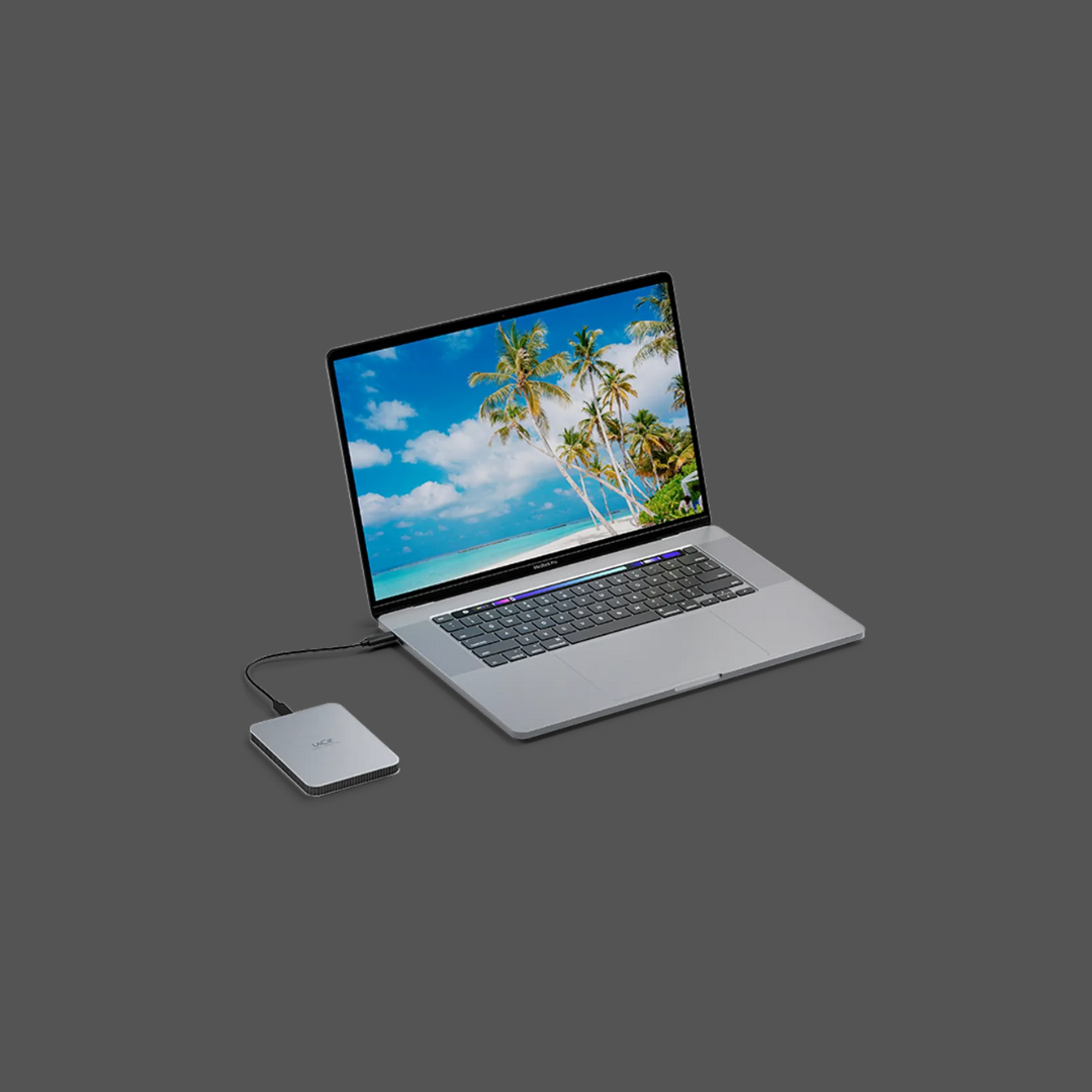 Seagate LaCie 1TB; USB-C; USB 3.1; Aluminum enclosure; Silver