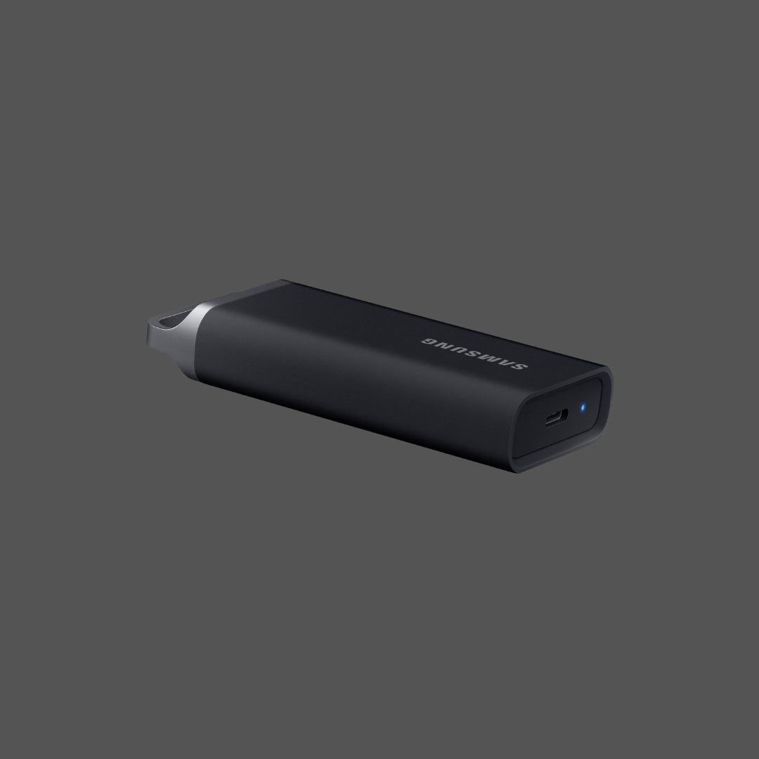 SAMSUNG T5 EVO Portable SSD 2TB; Transfer speed up to 460 MB/s; USB 3.2 (Gen1, 5Gbps) backwards compatible, AES 256-bit hardware encryption, Windows®, macOS®, Android™ Compatible Colour: Black