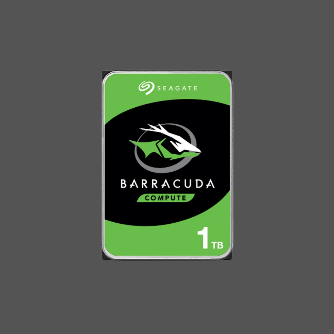 Seagate Barracuda ST1000DM014 1TB 3.5'' HDD Desktop Internal drives; SATA 6GB/s Interface; 210MB/s Sustained TR; 64MB cache; RPM