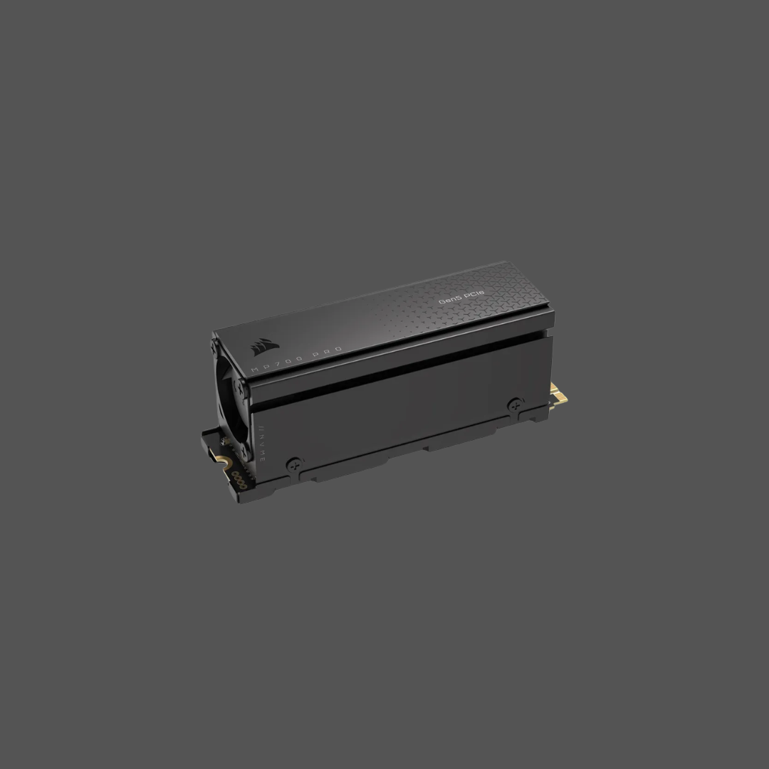 Corsair MP700 PRO 2TB M.2 NVMe PCIe Gen. 5 x4 SSD with Cooler; Read Up To 12 400MB/s; Write up to 11 800MB/s