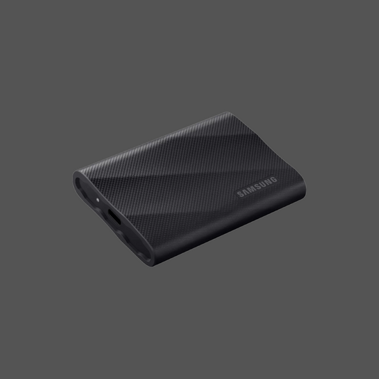 SAMSUNG MU-PG4T0BW T9 Portable SSD 4 TB, Transfer speed up to 2000 MB/s, Write Speed up to 1950MB/s, USB 3.2 (Gen2x2, 20Gbps), AES 256-bit hardware encryption, Windows®, macOS®, Android™ Compatible  Colour: Black