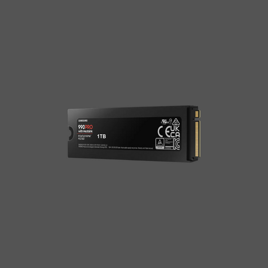 SAMSUNG MZ-V9P2T0CW 990 PRO 2 TB NVMe SSD W/Heatsink - Read Speed up to 7450 MB/s, Write Speed to up 6900 MB/s