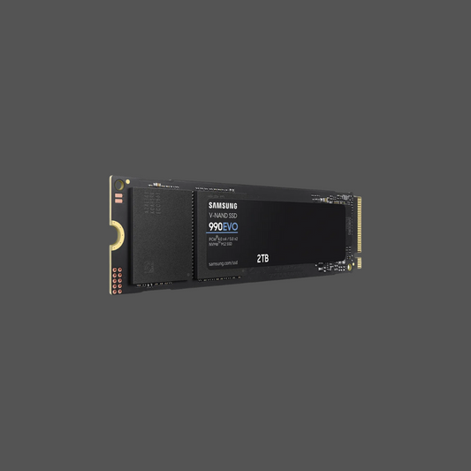 SAMSUNG MZ-V9E2T0BW 990 EVO 2TB NVMe SSD - Read Speed up to 5000 MB/s, Write Speed to up 4200 MB/s