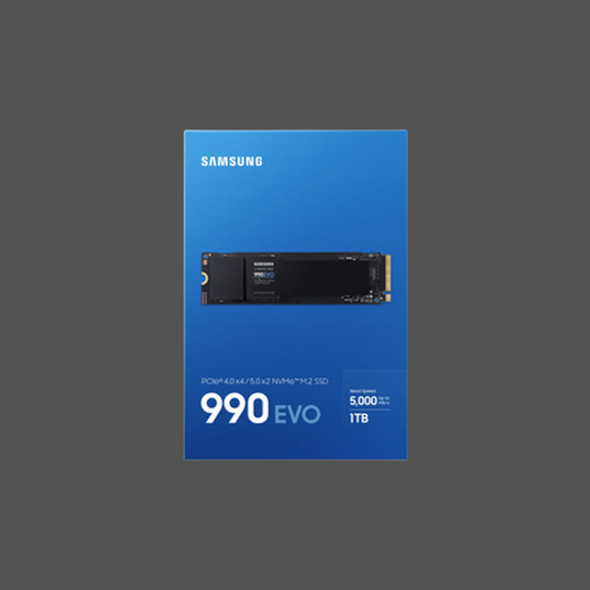 SAMSUNG MZ-V9E1T0BW 990 EVO 1TB NVMe SSD - Read Speed up to 5000 MB/s, Write Speed to up 4200 MB/s