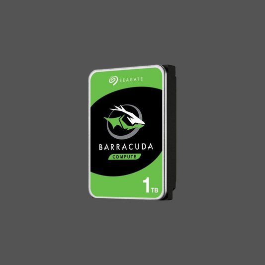 Seagate Barracuda ST1000DM014 1TB 3.5'' HDD Desktop Internal drives; SATA 6GB/s Interface; 210MB/s Sustained TR; 64MB cache; RPM